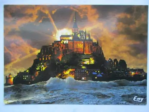 [Echtfotokarte farbig] Le Mont Saint-Michel
und weitere Beschreibung. 
