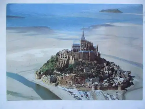 [Echtfotokarte farbig] Le Mont Saint-Michel. 