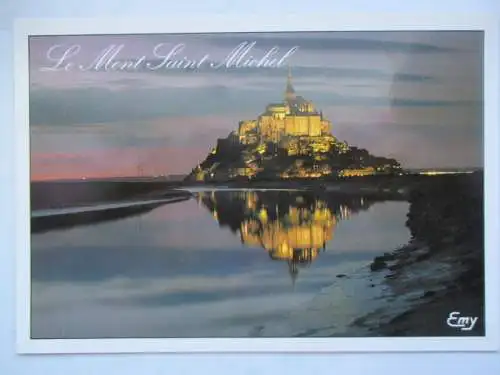 [Echtfotokarte farbig] Le Mont Saint-Michel
und weitere Text. 