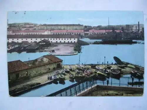 [Lithographie] Toulon Port. 