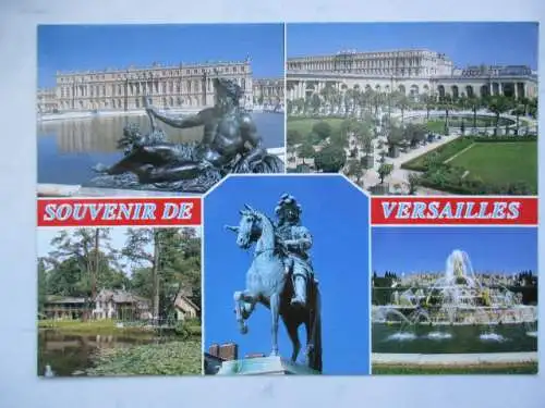 [Echtfotokarte farbig] Versailles
Facade Quest de Chateau
L'Orangerie. 