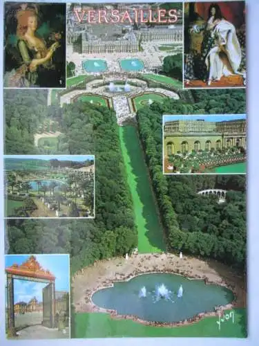 [Echtfotokarte farbig] Versailles
Couleurs et Lumiére de France
 Chateau de Versailles. 