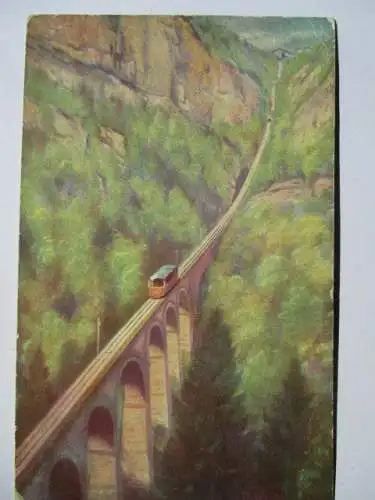 [Lithographie] Saluti della Mendola
Mendelbahn. 