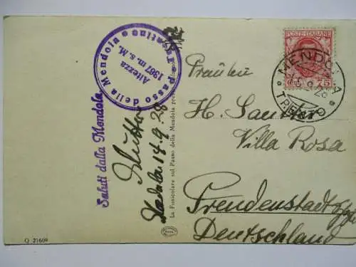 [Lithographie] Saluti della Mendola
Mendelbahn. 