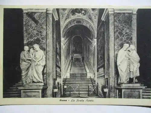 [Lithographie] Roma  La Scala Santa. 