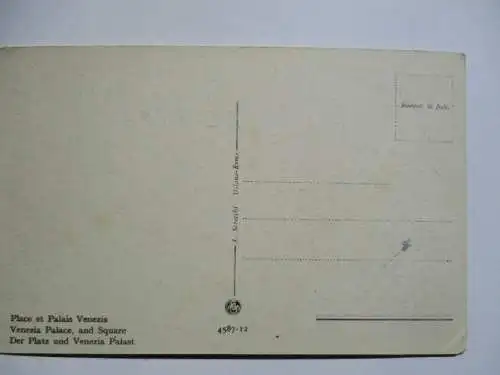 [Lithographie] Roma  Piazza Venezia. 