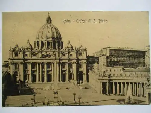 [Lithographie] Roma  Chiesa di Pietro. 