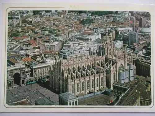 [Echtfotokarte farbig] Milano - Il Duomo. 