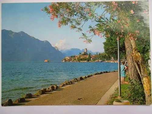[Echtfotokarte farbig] Malcesine. 
