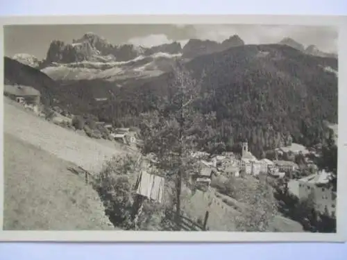 [Echtfotokarte schwarz/weiß] Dolomiti  val D*Ega Nova Levante m 1180. 