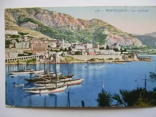 [Lithographie] Monte-Carlo,  - Vue Générale. 