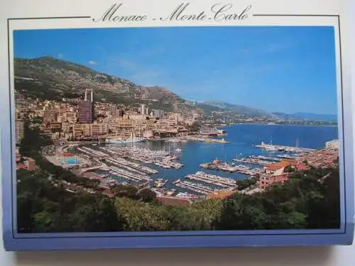 [Echtfotokarte farbig] Monaco - Monte-Carlo. 