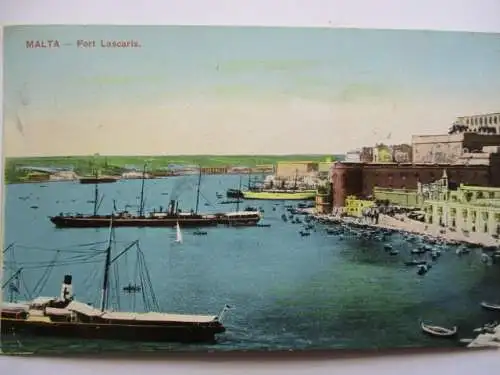 [Lithographie] Malta - Fort Lascaris. 