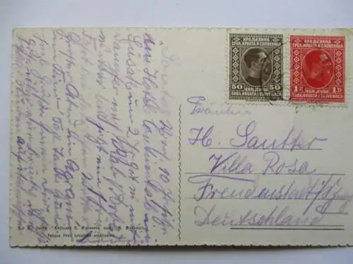 [Lithographie] Susak - Pogled  na luku. 