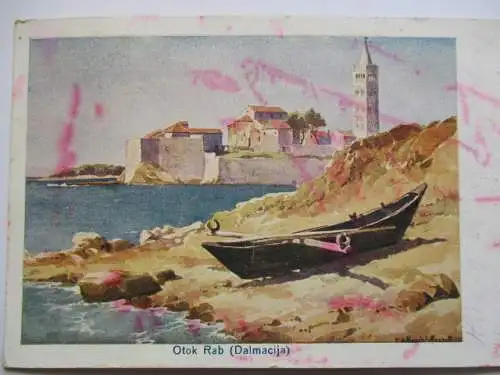 [Lithographie] Otok Rab (Dalmacija). 