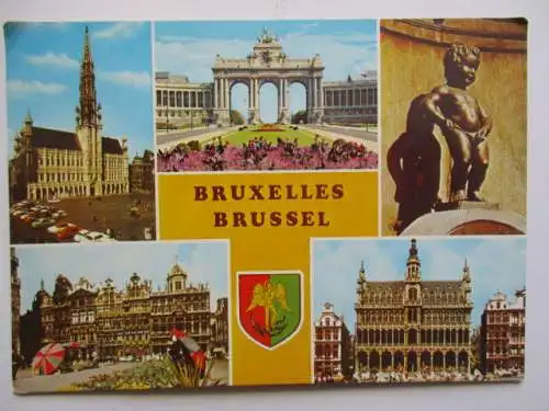 [Echtfotokarte farbig] Bruxelles
Brüssel. 