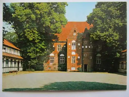 [Echtfotokarte farbig] Skive Krabbesholm. 