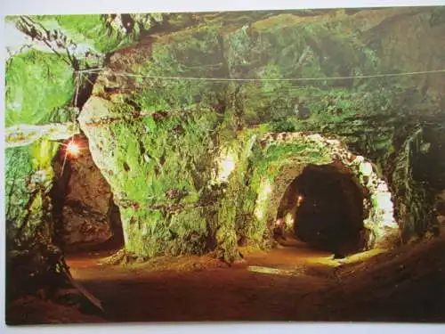 [Echtfotokarte farbig] Parti fra Monsted Kalkgruber. 