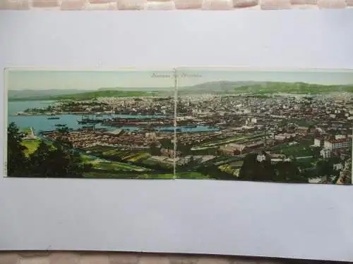 [Klappkarte] Panorama fra Christiania (Kopenhagen). 