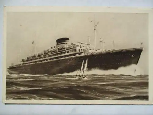 [Lithographie] Cosulich Line Trieste
M/N "Neptunia Oceani"
Mediterraneo - Sud America. 