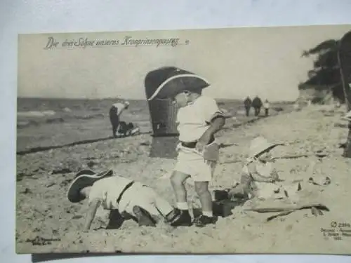 [Lithographie] Die drei Söhne unseres Kronprinzenpaares. 