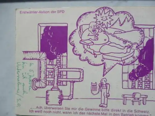 [Lithographie] Erstwähler -Aktion der SPD
(weitere Textzeilen unter dem Bild). 