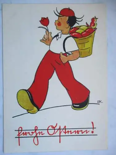 [Lithographie] frohe Ostern. 