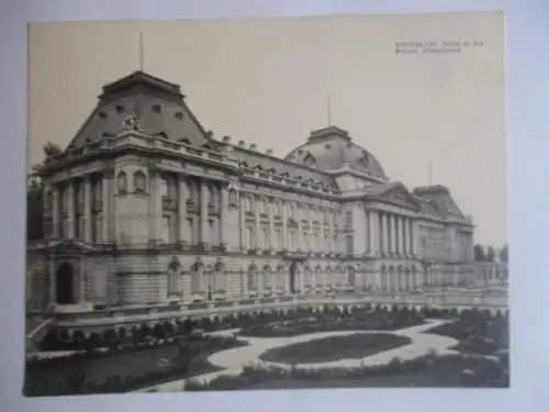 [Lithographie] Bruxelles  Palais du Roi
Brüssel Königspalast. 