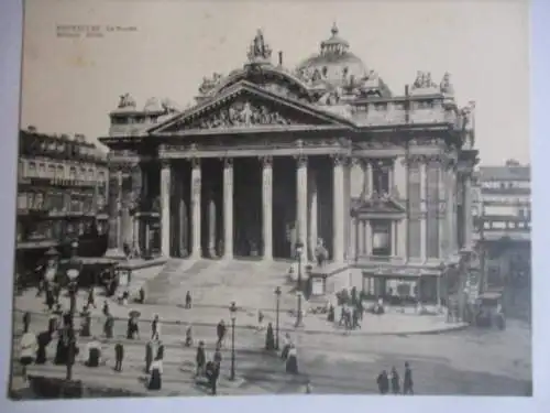 [Lithographie] Bruxelles  Le Bourse
Brüssel  Börse. 