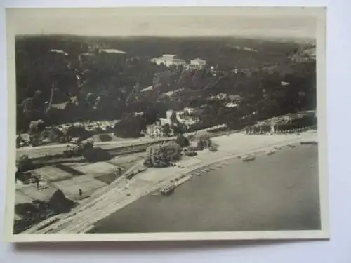 [Echtfotokarte schwarz/weiß] Krupp`sche Gaststätte Hügel
Essen-Hügel. 