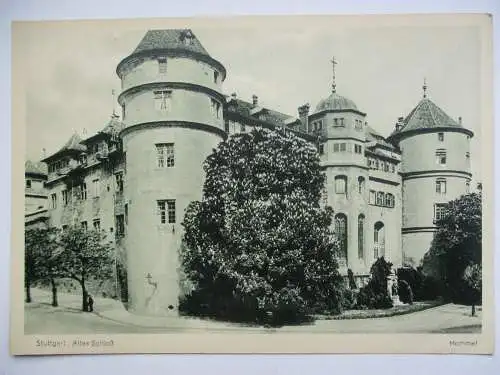 [Lithographie] Stuttgart  Altes Schloß. 