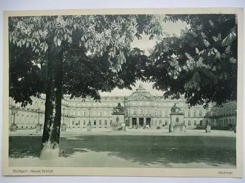 [Lithographie] Stuttgart  Neues Schloß. 