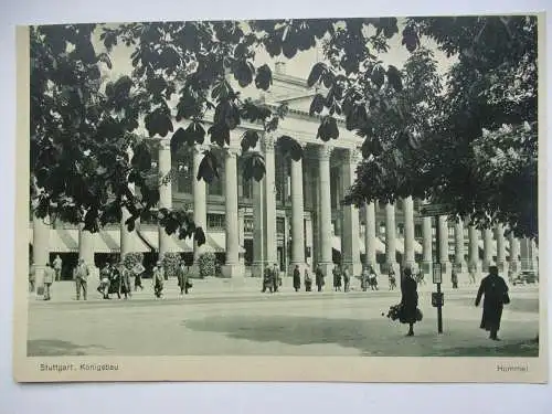 [Lithographie] Stuttgart  Königsbau. 