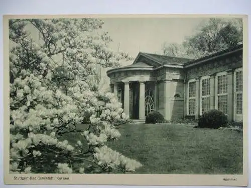 [Lithographie] Stuttgart  Bad Cannstatt Kurhaus. 