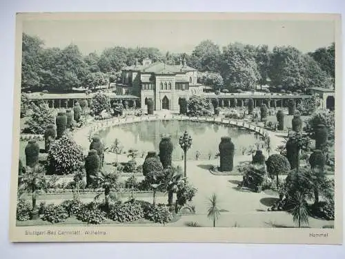 [Lithographie] Stuttgart  Bad Cannstatt   Wilhelma. 