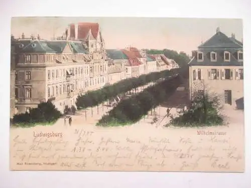 [Lithographie] LudwigsburgWilhelmstrasse. 