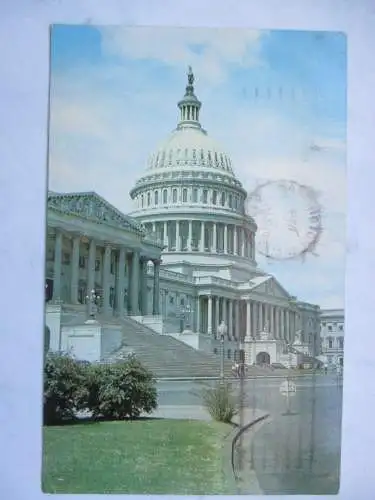 [Echtfotokarte farbig] The United States Capitol Washington D.C. 