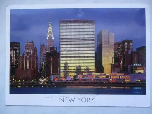 [Echtfotokarte farbig] New York
United  Nations. 