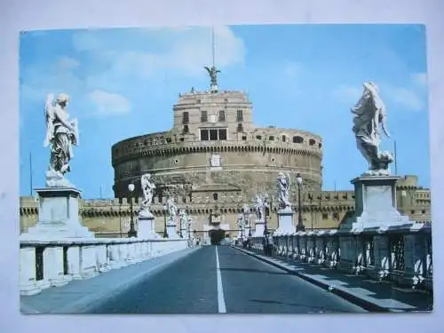 [Echtfotokarte farbig] Roma
Ponte e Castel  S. Angelo
und weitere Sprachen. 