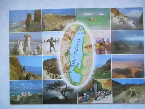 [Echtfotokarte farbig] The Dead Sea. 