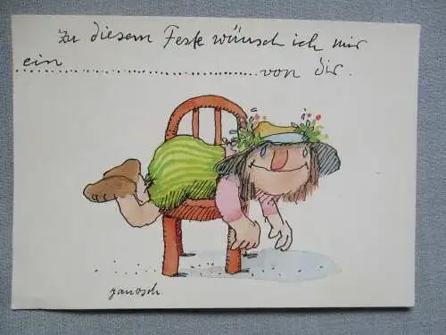 [Ansichtskarte] Zu diesem Feste wünsche ich mir ein.....von Dir
Janosch. 
