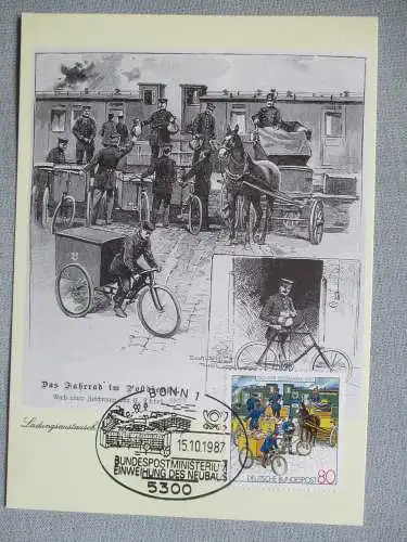 [Ansichtskarte] verschiedene Postfahrzeuge aus der Vergangenheit
Bundespostmuseum Frankfurt. 