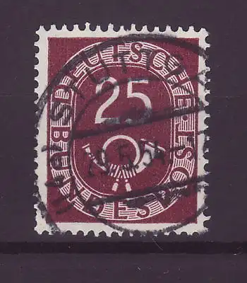 Bund Posthorn 25 Pfennig Vollstempel   b183