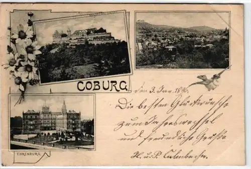 BY.-Coburg -alte  Karte   (k1259  ) siehe scan...
