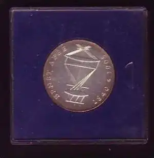 DDR Münze  20 Mark E. Abbe  -silber   bankfrisch  (x415 ) siehe scan