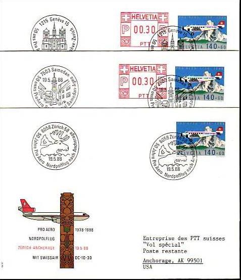 Schweiz Pro äro Brief Serie Im Passenden Umschlagdc5634 Nr