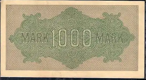 Geldschein D.-Reich 1000 Mark (m5122 ) siehe scan