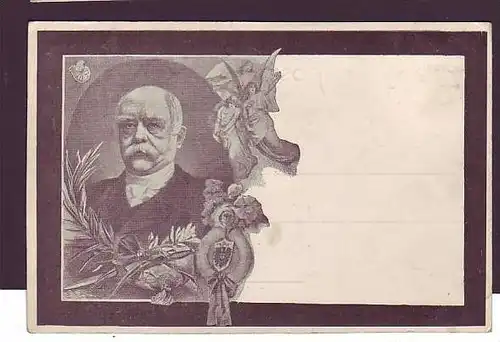 Alte Postkarte  Tod v.Fürst Bismarck (da1530  ) siehe scan