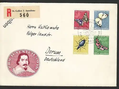 Schweiz Sammler R-Brief...nach D   (m9946 ) siehe scan