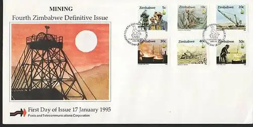 Zimbabwe FDC Nr. 538-53 ( z9549 ) siehe scan